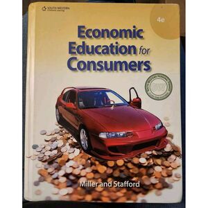 Economic Education for Consumers Textbook 4e College School Homeschool